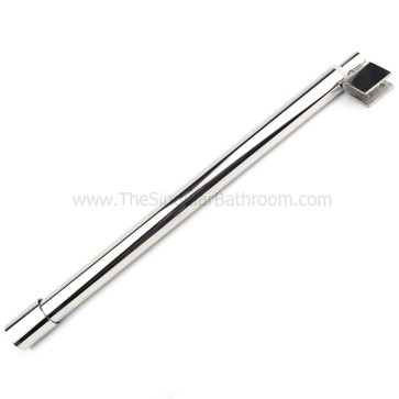 Barra de sujección acero inox para vidrio 