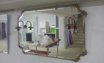Espejo rustico bronce envejecido rústico