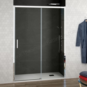 Mampara de ducha frontal DECORBAN ALICANTE con sistema Click and Go