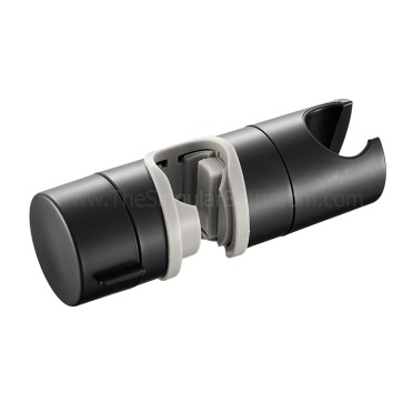 Soporte universal barra redonda para columna de ducha negro