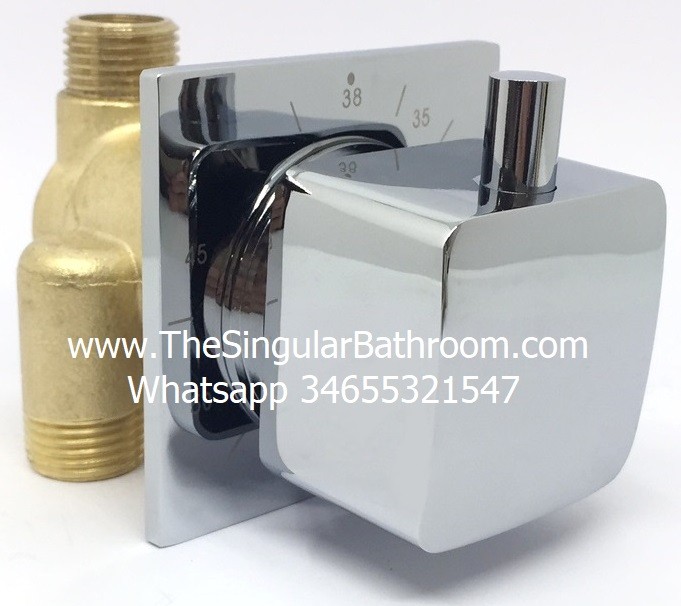 Termostato de cabina ducha y panel o columna hidromasaje universal adaptable