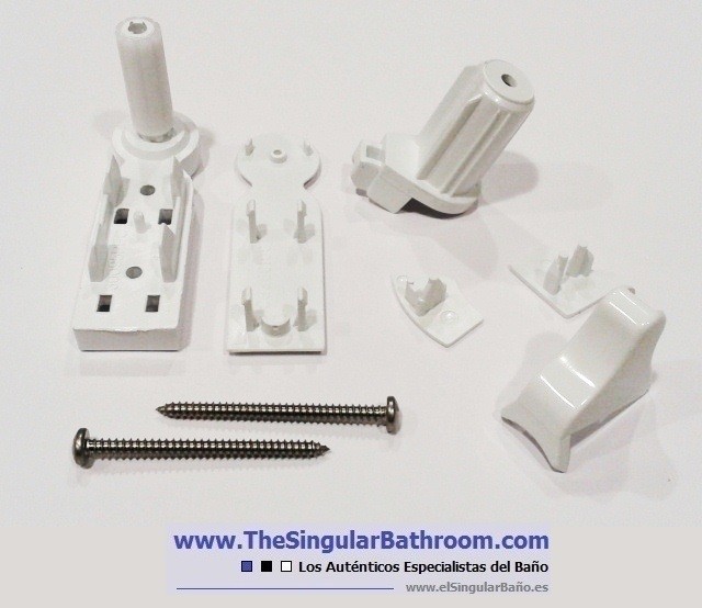 Piezas blancas para mampara de ducha recambio, Novellini, R02YOB2G40 young, 30099ppc, 30109ppc, 50005you, 30098ppc, 0101ppc, 30100ppc,