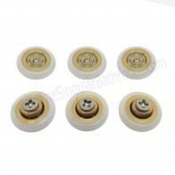 KIT Rodamientos de mampara de 16 mm especial Nylon