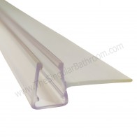 Perfil vertical de cruce para puertas correderas, pestaña horizontal de de 21mm PARA VIDRIO DE 6 Y 8MM