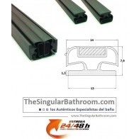 Perfil magnético para mampara de ducha y baño