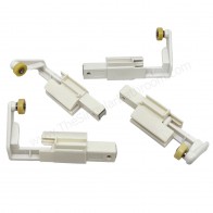 2 Guías inferiores para mamparas Huppe 054.607.080