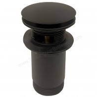 Válvula clic clac en color negro mate