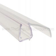 Recambio perfil mampara vierte aguas para vidrio de 6 y 8 mm