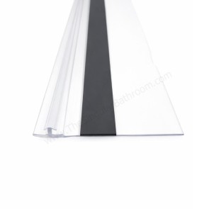 Junta perfil mampara con instalación a aluminio
