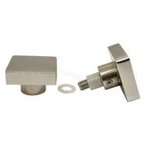 Pomo puerta de ducha acero inox cuadrado