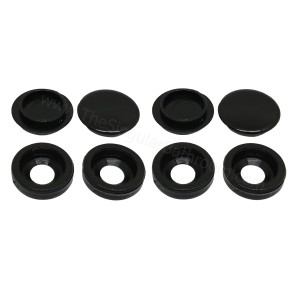 Tapones embellecedor cubre tornillo en color negro