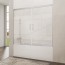 Mampara de baño GME BASIC vidrio decorado