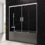 Mampara de baño frontal GME BASIC SPAZIO BLANCO