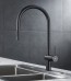 Grifo de cocina extraible BERNA  negro mate