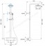 Columna de ducha termostática TENERIFE medidas