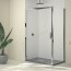 Mampara de ducha frontal corredera con lateral fijo DOCCIA MISURI