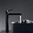 Grifo monomando de lavabo alto MILOS STICK color negro mate