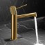 Grifo monomando de Lavabo LINE color ORO MATE