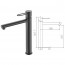 Grifo monomando de lavabo alto MILOS IMEX color negro mate