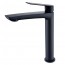 Grifo monomando de lavabo alto LUXOR color negro mate