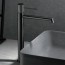 Grifo monomando de lavabo alto LINE color GUN METAL
