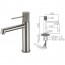 Grifo lavabo Niquel
