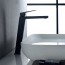 Grifo monomando de lavabo alto ART negro mate