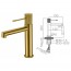 Grifo lavabo oro mate