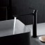 Grifo monomando de lavabo alto URAL color negro mate