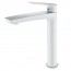Grifo monomando de lavabo alto LUXOR color blanco mate