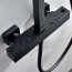 Columna de ducha termostatica negro
