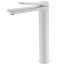 Grifo monomando de lavabo alto DINAMARCA color blanco mate