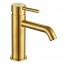 Grifo monomando de Lavabo Oro Titanio LIKE AQUASSENT
