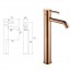 Grifo monomando de Lavabo alto Oro Rosa LIKE AQUASSENT