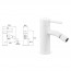 Grifo monomando de Bidet blanco LIKE AQUASSENT