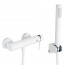 Grifería monomando de ducha blanco LIKE AQUASSENT