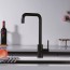Grifo de cocina monomando LOIRA Negro mate