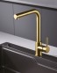 Grifo de cocina monomando extraíble MALTA Oro cepillado