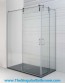 Mampara de ducha en vidrio transparente