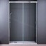 Mampara frontal DECORBAN DENIA con 1 fijo y 1 puerta corredera
