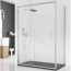 Mampara de ducha frontal corredera con lateral fijo DOCCIA ABU DABI