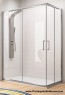 Mampara de ducha kassandra serie bella con 2 fijos y 2 correderas con cierre en esquina