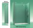 Mampara ducha acero inox sin perfiles puerta mas abatible