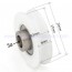 Polea de 22mm para puerta corredera de mampara y cabina de ducha
