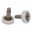 Recambio rueda 21mm con tornillo M6 para puerta de ducha