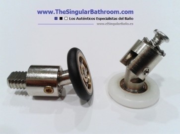Replacement hinged shower screen with 20mm bearing