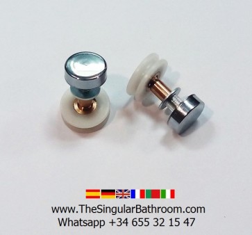 Shower pulley tab