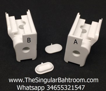 Plastic parts for replacement shower cabin