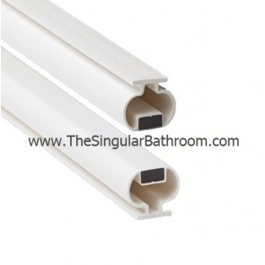 Magnetic rubber for closing shower doors