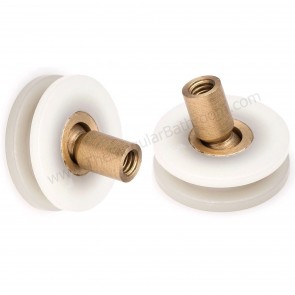 Shower Door pulleys with Joint Ball 